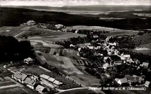 Ak Rodt Loßburg im Schwarzwald, Fliegeraufnahme