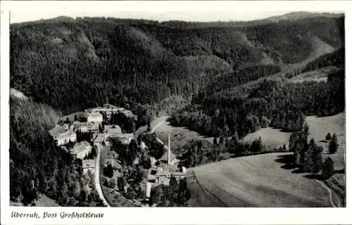 Ak Überruh Großholzleute Isny im Allgäu, Fliegeraufnahme