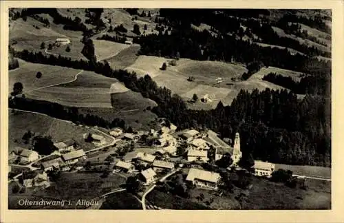 Ak Ofterschwang im Allgäu, Landschaftsaufnahme, Dorfansicht, Allgäu