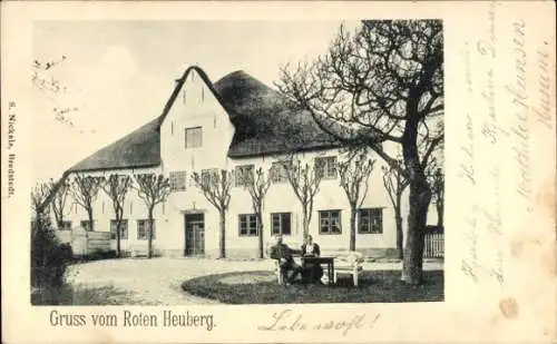 Ak Witzwort in Nordfriesland, Roter Haubarg, Roter Heuberg
