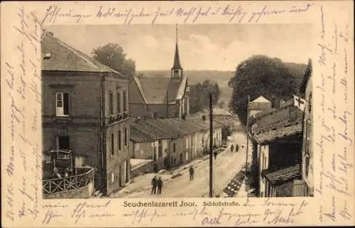 Ak Inor Meuse, Seuchenlazarett, Schlossstraße