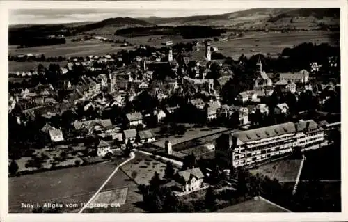 Ak Isny im Allgäu, Fliegeraufnahme