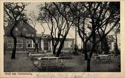 Ak Hackenberg Lennep Remscheid im Bergischen Land, Restauration Carl Bergerhoff