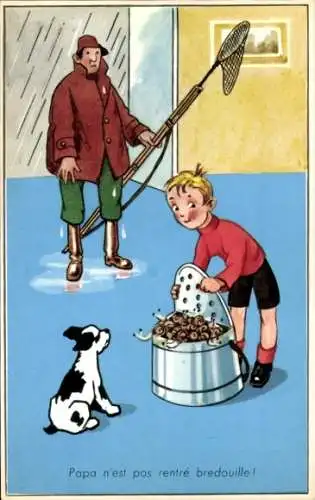 Ak Papa n'est pas rentré bredouille, Humor