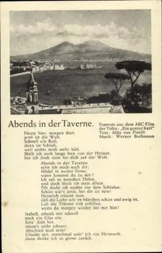 Lied Ak Abends in der Taverne