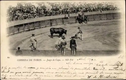 Ak Stierkampf, Juego de Capa