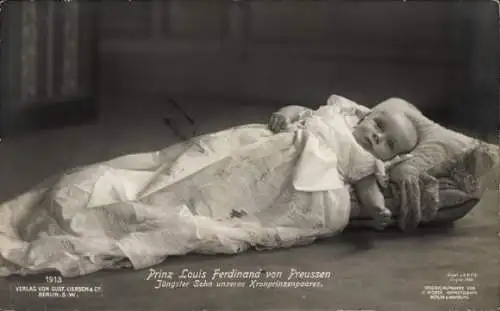 Ak Prinz Louis Ferdinand von Preußen als Baby
