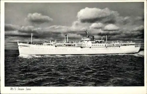 Ak Dampfschiff MS Seven Seas, Europa Canada Linie