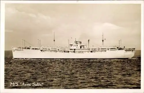 Ak Dampfschiff MS Anna Salén, Salenlines