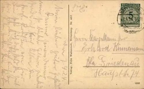 Ak Lutherstadt Wittenberg, Schlosskirche