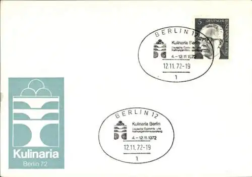 Ak Kulinaria in Berlin, Stempel