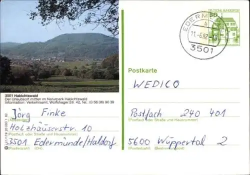Ak Dörnberg am Habichtswald Hessen, Gesamtansicht