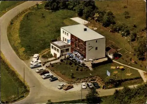 Ak Ittling Simmelsdorf in Mittelfranken, Haus Sonnenhof, Gaststätte, Fliegeraufnahme