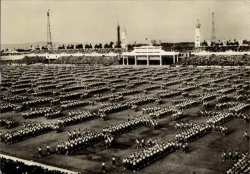 Ak Praha Prag Tschechien, Spartakiade 1955, Turnfest