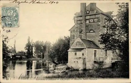 Ak Olivet Loiret, Moulin Saint Samson