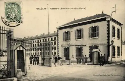 Ak Orléans Loiret, Caserne Chatillon 32e d'Artillerie