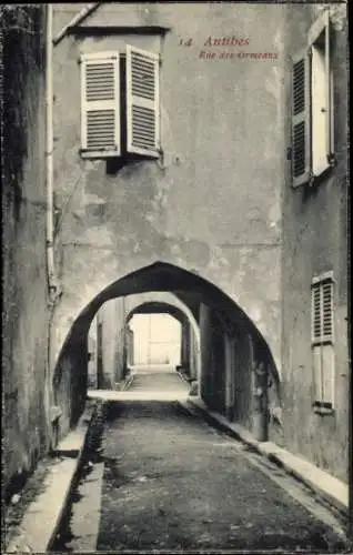 Ak Antibes Alpes Maritimes, Rue des Ormeaux