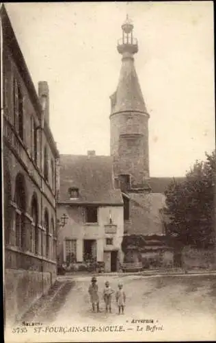 CPA Saint Pourcain sur Sioule Allier, Le Beffroi