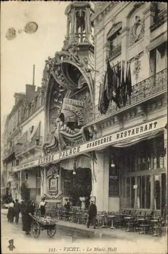 Ak Vichy Allier, Cercle Sportif, Elysée Palace Brasserie, Restaurant, Le Music Hall