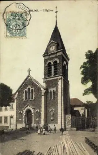CPA Ablon Val de Marne, Église
