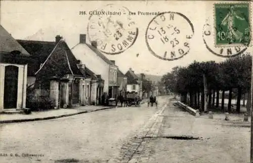 Ak Clion Indre, Promenade