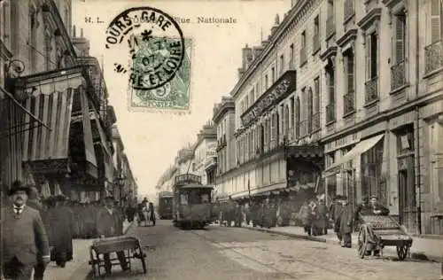 Ak Orgeval Yvelines, Rue National