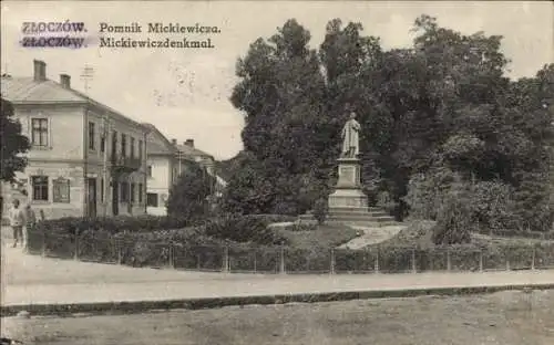 Ak Solotschiw Zloczow Ukraine, Mickiewiczdenkmal