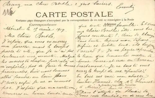 Ak Meriel Val d’Oise, Rathaus