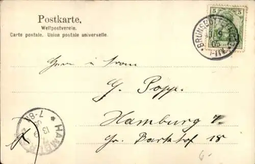Ak Deutsches Kriegsschiff SMS Braunschweig, Kaiserliche Marine