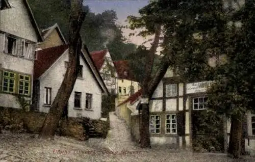 Ak Vlotho an der Weser, Obere Straße