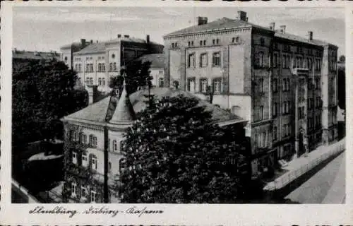 Ak Flensburg in Schleswig Holstein, Straßenpartie