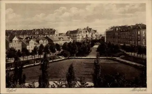 Ak Erfurt in Thüringen, Nordpark, Häuser