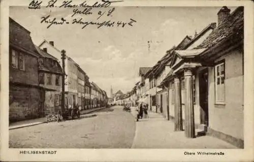Ak Heilbad Heiligenstadt Eichsfeld Thüringen, Obere Wilhelmstraße,  Architektur, ländliche Szene