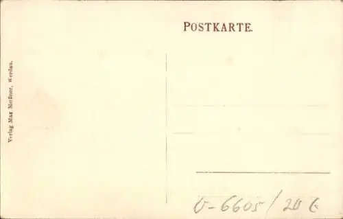 Ak Teichwolframsdorf in Thüringen, Landschaft, Kirche, Schule, Postamt, Teichwolframsdorf S.W.