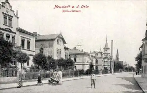Ak Neustadt an der Orla, Bismarckstraße