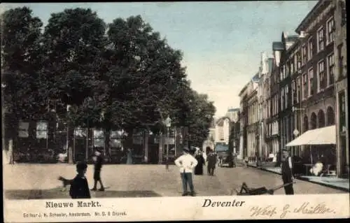 Ak Deventer Overijssel Niederlande, Neuer Markt