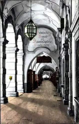 Ak Bozen Bolzano Südtirol, Lauben, Heimische Kunst und Hausindustrie Arnold Amonn