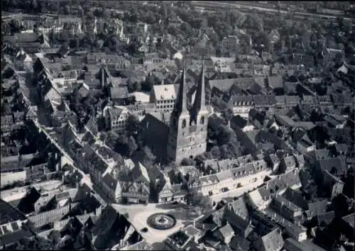 Foto Quedlinburg im Harz, Fliegeraufnahme