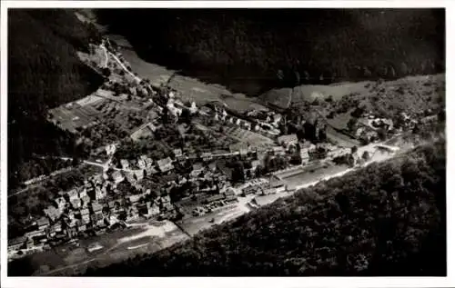 Ak Höfen an der Enz Schwarzwald, Luftaufnahme