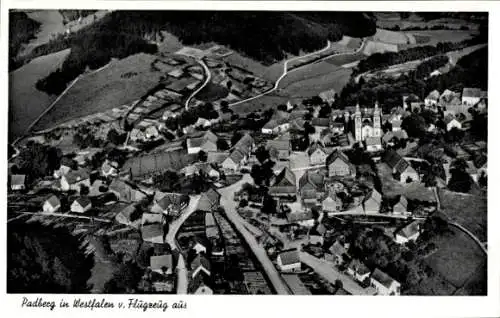 Ak Padberg Marsberg im Sauerland, Fliegeraufnahme