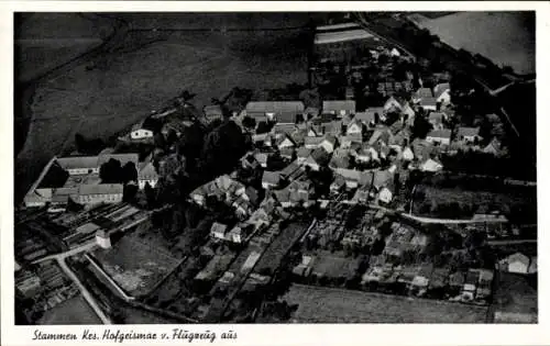 Ak Stammen Trendelburg in Hessen, Fliegeraufnahme