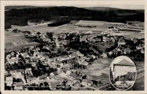 Ak Otzenhausen Nonnweiler an der Saar, Luftbildansicht von  Bez. Trier, Kaffee-Hunnenring, Sommer