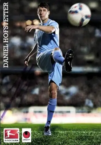 Autogrammkarte Fußballer Daniel Hofstetter, TSV 1860 München, Autogramm