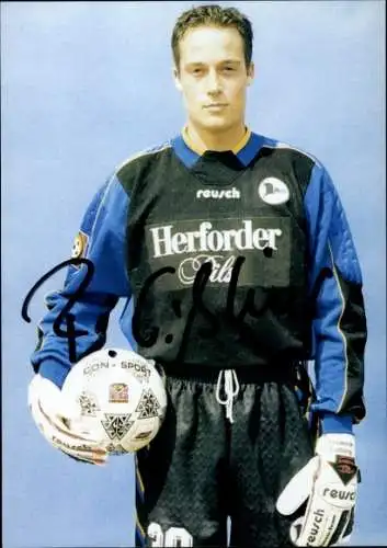 Autogrammkarte Fußballer Frederik Gößling, DSC Arminia Bielefeld, Autogramm