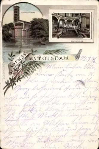 Litho Potsdam, Friedenskirche, Mausoleum