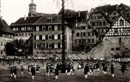 Ak Schwäbisch Hall in Württemberg, Salzsiedertanz
