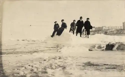 Foto Ak Nordseebad Wangerooge in Ostfriesland, Nordstrand, Winter