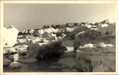 Foto Ak Nordseebad Wangerooge in Ostfriesland, Winter, Februar 1922