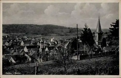 Ak Dallau Elztal im Odenwald, Gesamtansicht