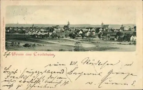 Ak Crailsheim in Württemberg, Gesamtansicht